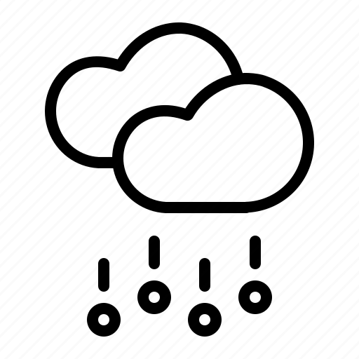 Cloud, clouds, forecast, hail, rain, rainfall, stone icon - Download on Iconfinder
