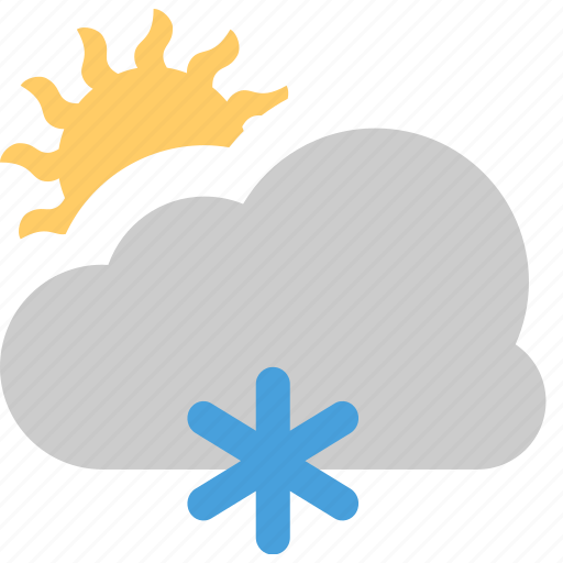 And, cloud, grey, small, snow, sun, with icon - Download on Iconfinder