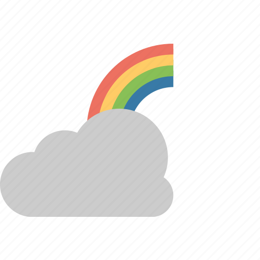 Cloud, grey, rainbow icon - Download on Iconfinder