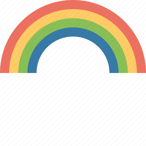Rain, rainbow, weather icon - Download on Iconfinder