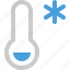 cold, snowflake, temperature, thermometer, with 