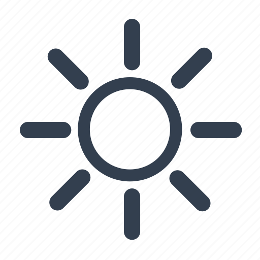 Sun, weather, hot, warm, sunny, forecast icon - Download on Iconfinder