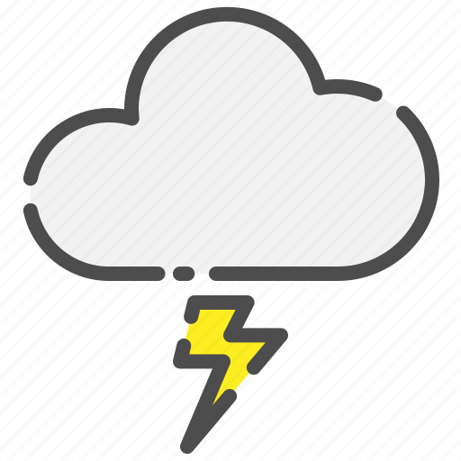 Storm, clouds, weather, forecast, cloud, thunder icon - Download on Iconfinder