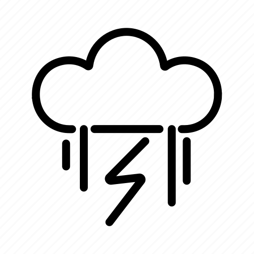 .svg, storm, thunder, lightning, cloud, weather icon - Download on Iconfinder