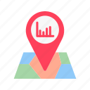 - location statistics, location, gps, navigation, location-pin, location marker, location pointer, pin point