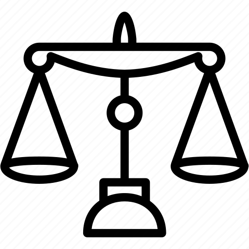 Scale, balance, court, justice, law icon - Download on Iconfinder