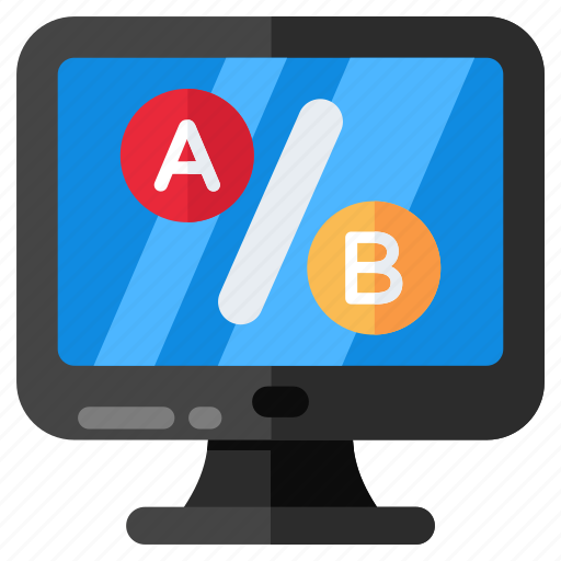 A/b test, comparison test, split testing, bucket testing icon - Download on Iconfinder