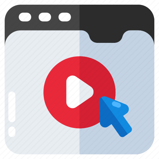 Online video, video streaming, play video, web video icon - Download on Iconfinder