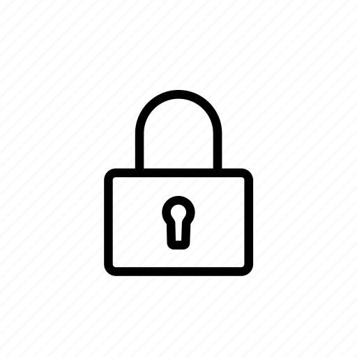 Lock, locked, screen lock, lock sign, lock symbol icon - Download on Iconfinder
