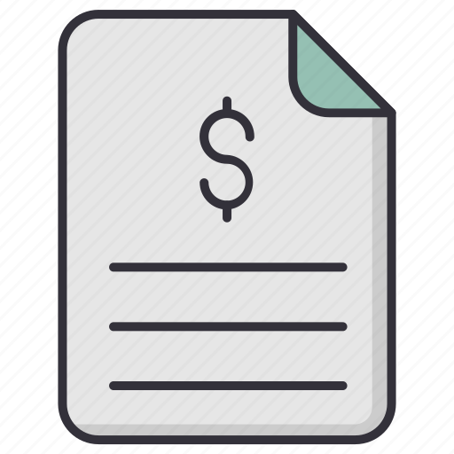 Budget, invoice, banking document, receipt, bill icon - Download on Iconfinder