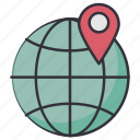 location, world, marker, globe, navigation