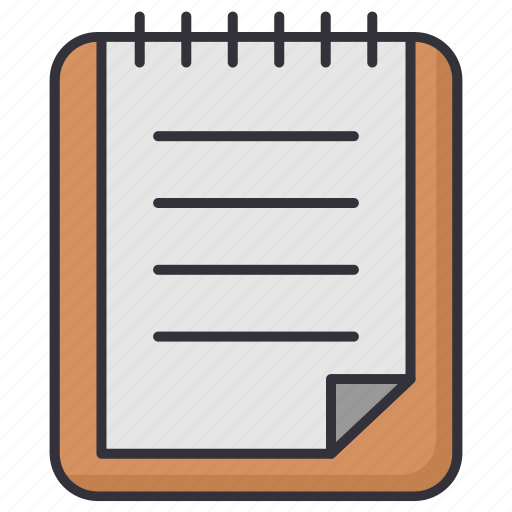 Notepad, note, document, sheet, paper icon - Download on Iconfinder