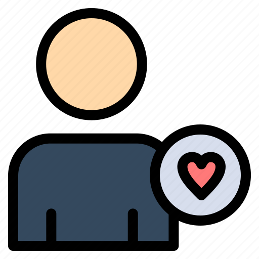 Heart, love, man icon - Download on Iconfinder on Iconfinder