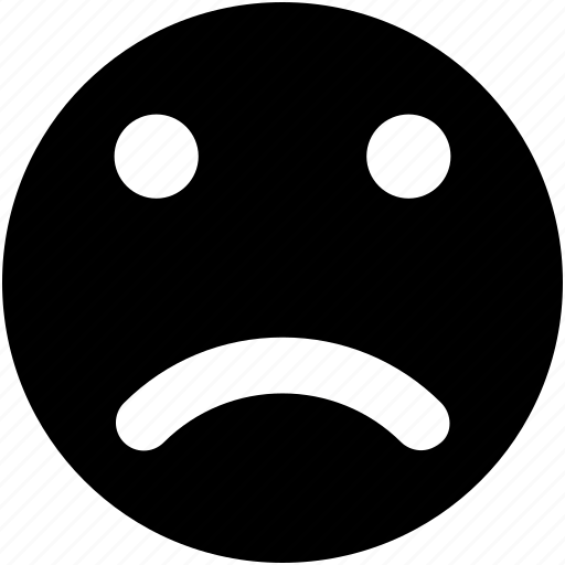 Emoticon, face expression, feeling, sad face, sad smiley icon - Download on Iconfinder