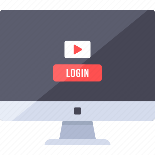 Account, analytics, channel, login, video icon - Download on Iconfinder