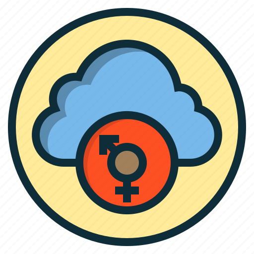 And, botton, cloud, female, male, sign, web icon - Download on Iconfinder