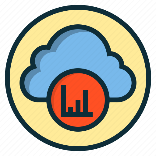Analysis, botton, chart, cloud, data, graph, statistics icon - Download on Iconfinder