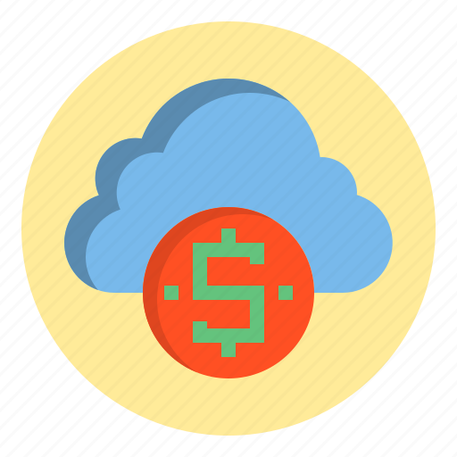 Botton, cloud, dollar, sign, web icon - Download on Iconfinder