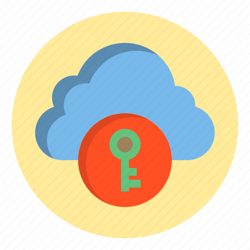 Botton, cloud, key, web icon - Download on Iconfinder