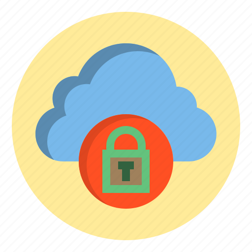 Botton, cloud, key, lock icon - Download on Iconfinder