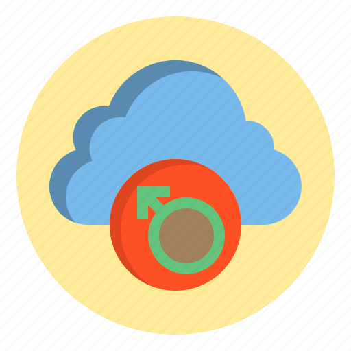 Botton, cloud, male, sign, web icon - Download on Iconfinder