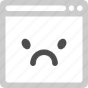 angry, browser, face, emoticon, feeling, smiley
