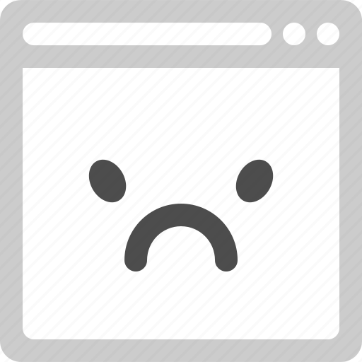 Angry, browser, face, emoticon, feeling, smiley icon - Download on Iconfinder