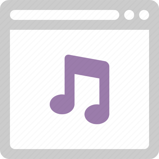 Browser, music, audio, sound icon - Download on Iconfinder