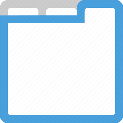 Browser, tabs, document, file, folder icon - Download on Iconfinder