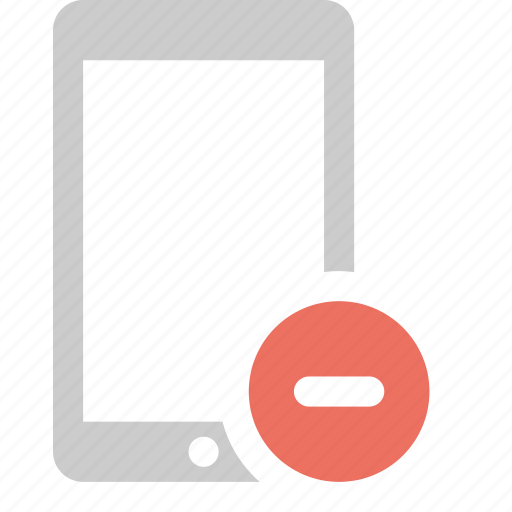 Minus, phone, delete, mobile, remove, smartphone icon - Download on Iconfinder