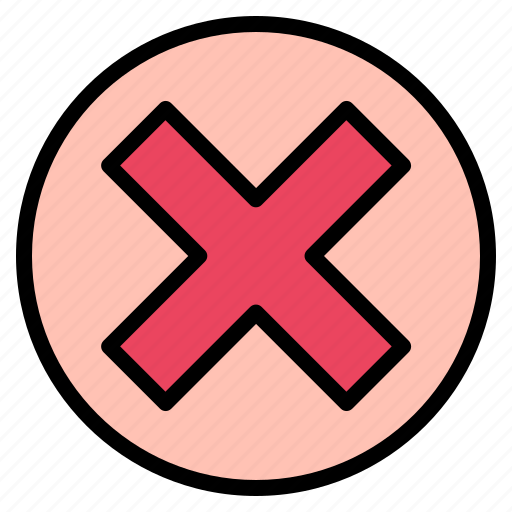 Cancel, cross, unchecked, fail, button icon - Download on Iconfinder
