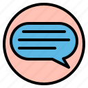 comment, chat, message, box, speech, button, text