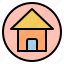 home, propety, house, building, button 