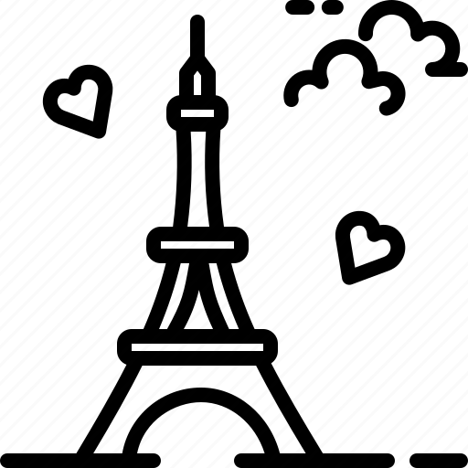 Paris, eiffel, tower, france, architecture, construction, city icon - Download on Iconfinder