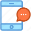 chat bubble, chatting, communication, mobile, mobile chat 