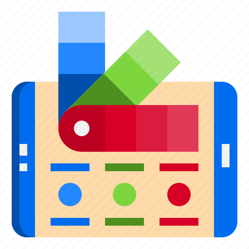 Color, guide, design, code, pantone, smartphone icon - Download on Iconfinder