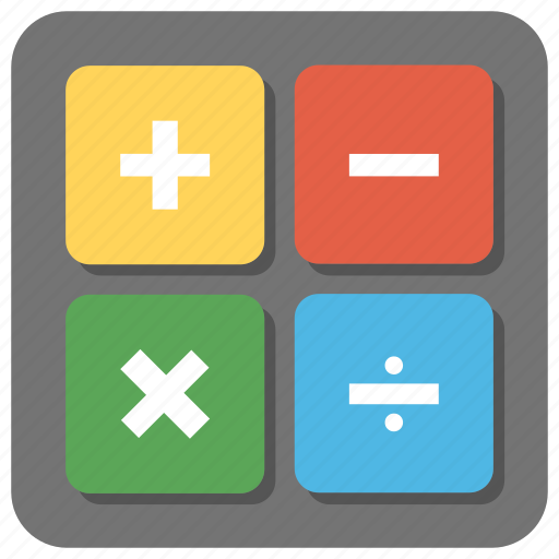Accounting, calculation, calculator, calculator keys, mathematics, statistics icon - Download on Iconfinder