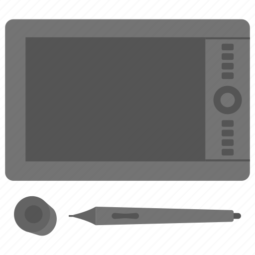 Digital art board, digitizer, drawing tablet, graphics tablet, pen tablet icon - Download on Iconfinder