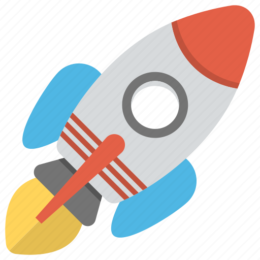 Flying rocket, missile, rocket, rocket launch, spaceship icon - Download on Iconfinder