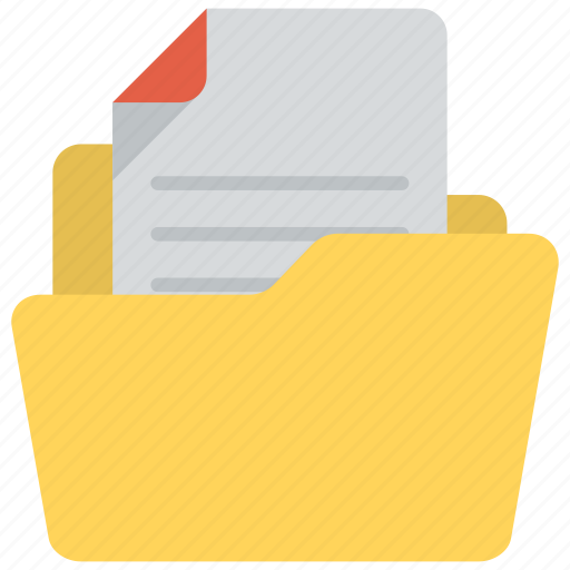 Computer folder, file folder, file organizer, folder, informations icon - Download on Iconfinder