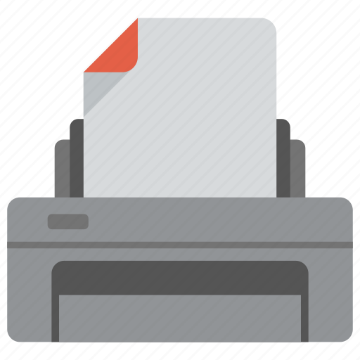 Computer printer, facsimile, peripheral device, printer, printing machine icon - Download on Iconfinder