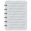 jotter, notebook, notepad, scratch pad, text editor 