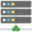 computer server, data center, database, network server, server rack 