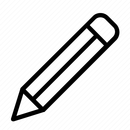 black pencil icon
