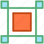 computer graphics, design element, selection square, square, square shape 