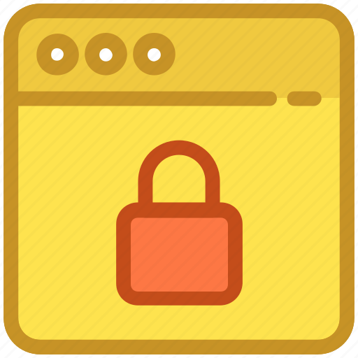 Internet password, internet security, lock, web security, website icon - Download on Iconfinder