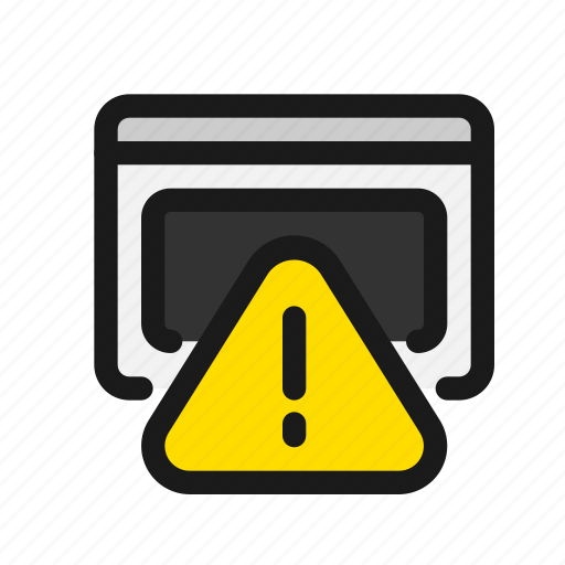 Alert, warning, error, website, web, page, system icon - Download on Iconfinder