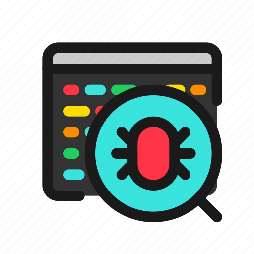 Bug, debugging, website, find, resolve, problem, system icon - Download on Iconfinder