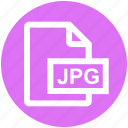 document, extension, file, format, image, jpg, media