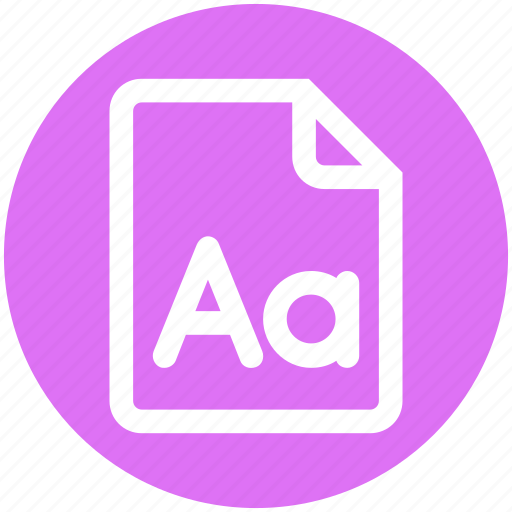 Double a, format, language, letter, page, paper, point icon - Download on Iconfinder